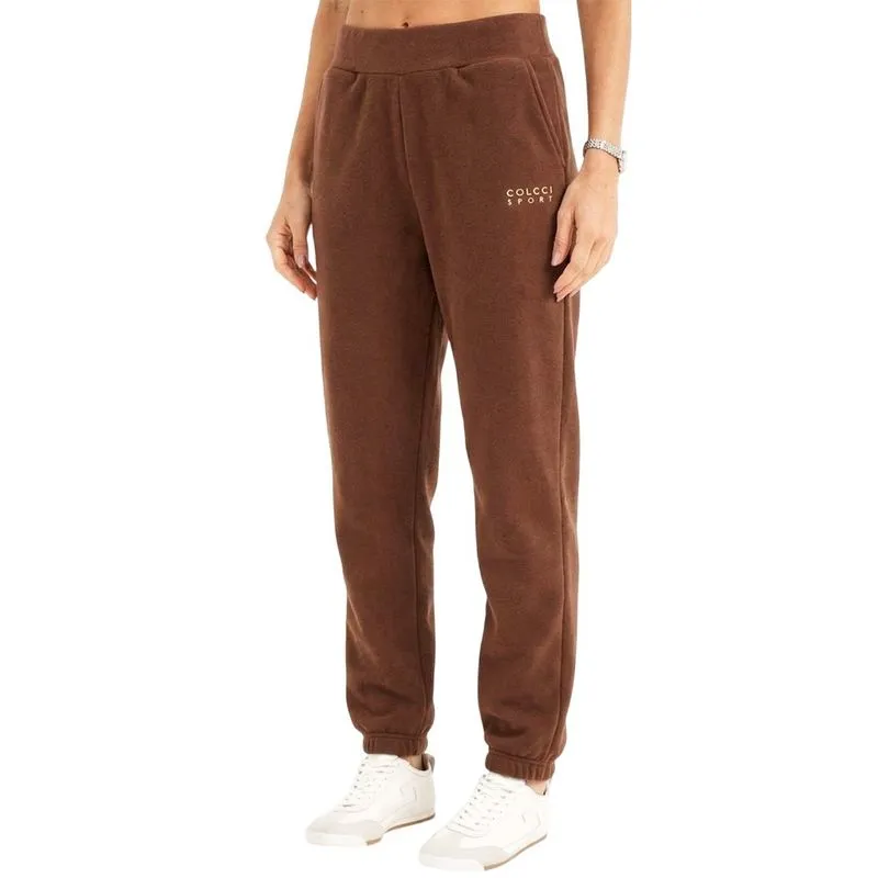 Calça Colcci Jogger Moletinho Marrom Marissa Feminina P / Marrom