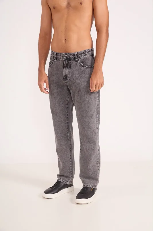 Calça Jeans Reta