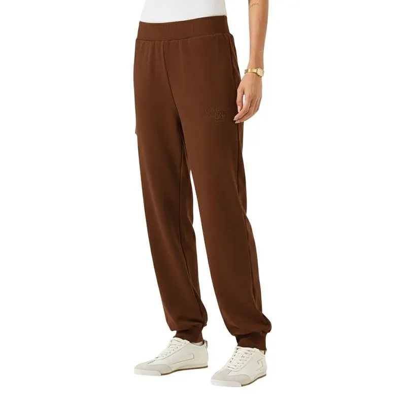 Calça Colcci Moletom Comfort Cós Elástico Marrom Marissa Feminina G / Marrom
