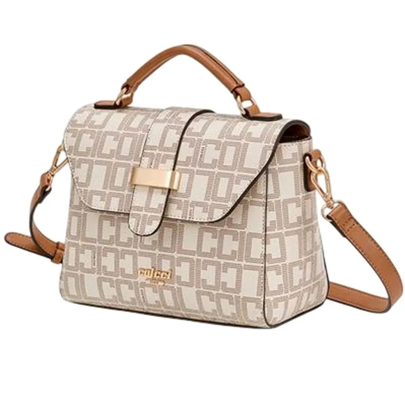 Bolsa Colcci Monograma Off White Feminina Bege