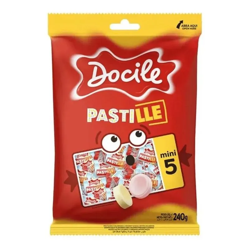 5x Docile Pastille Pastilha - Sortido - Unidade - 1 - 100