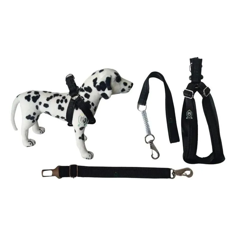 Peitoral Guia E Cinto De Segurança Pet Dog Transporte Carro