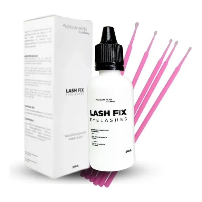 Lash Fix Miriam Mota Solução Alcalina Para Cilios 30ml