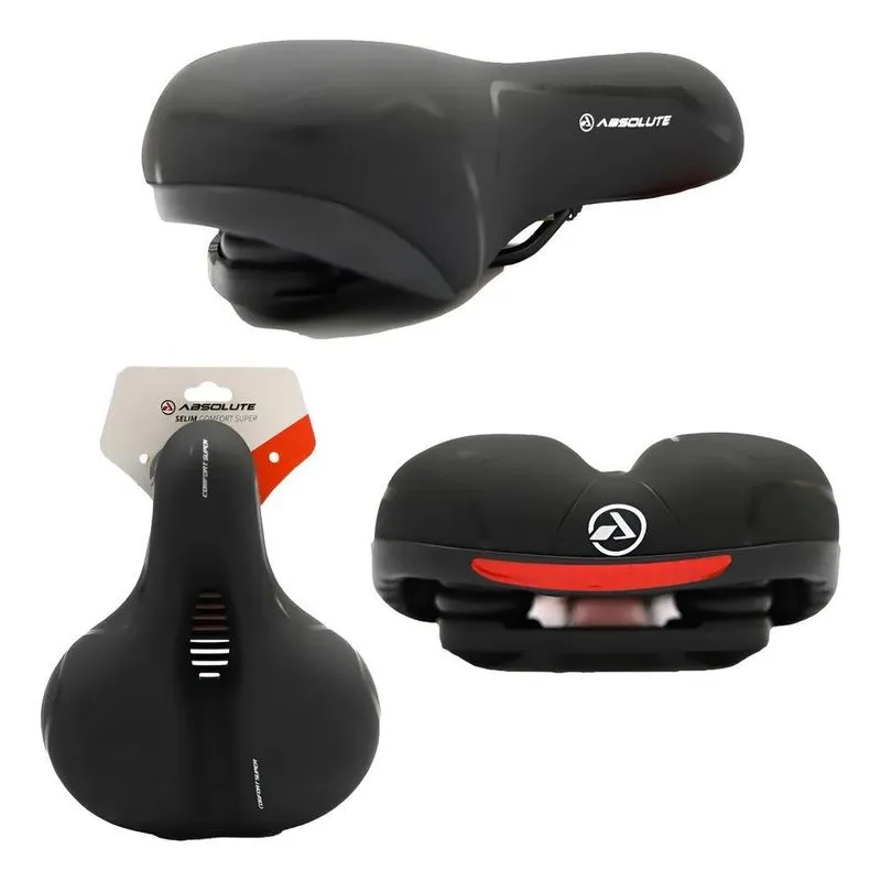 10x Banco Bike Selim Bicicleta Absolute Super Comfort Vazad