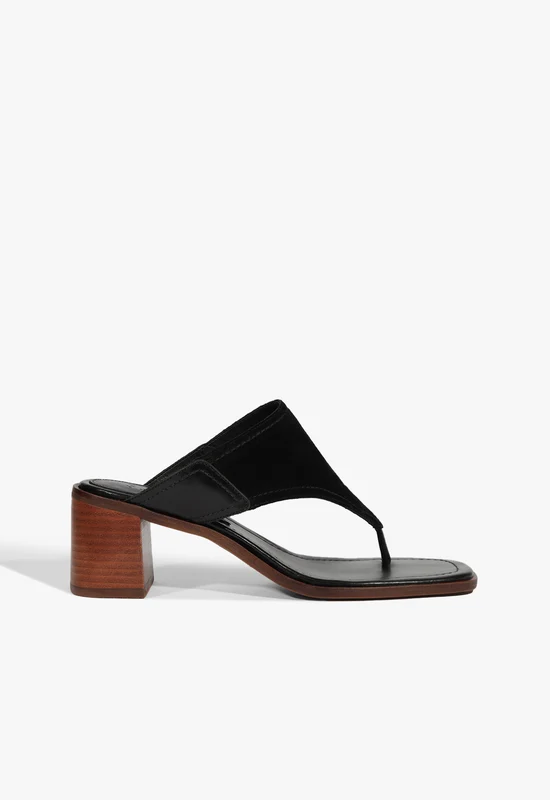 Sage Sandal 5.5 / Black / Suede