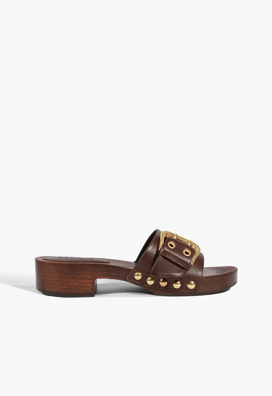 Irie Leather Sandal 5 / Chestnut Brown / Leather