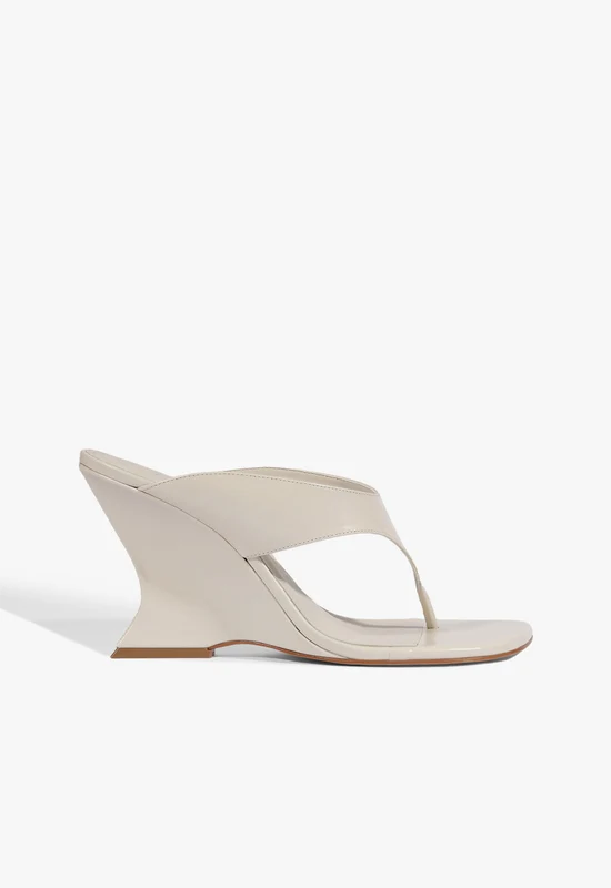 Maya Leather Sandal 6.5 / Sugar White / Leather