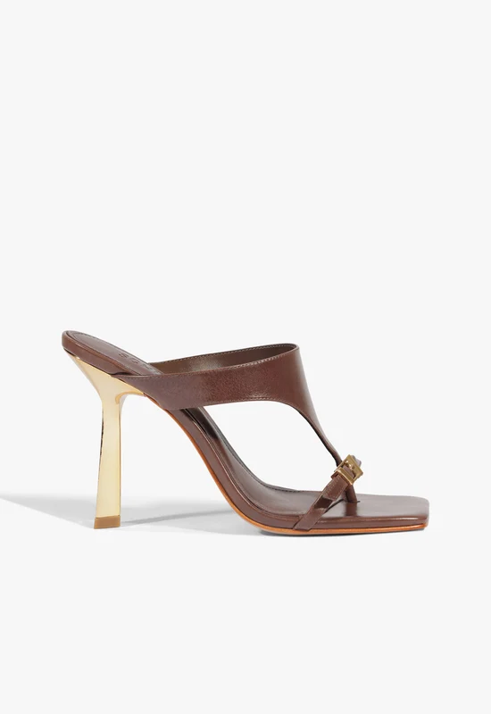 Tana Leather Sandal 10 / Root Brown / Leather