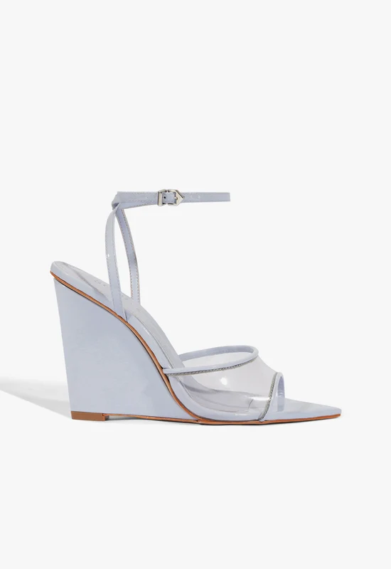 Elodie Vinyl Sandal 6 / Lavander Sky / Vinyl