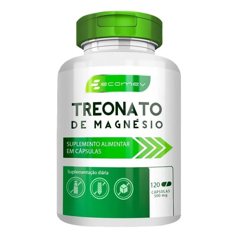 2x Suplemento Alimentar De Treonato Cápsulas Formula Avançad