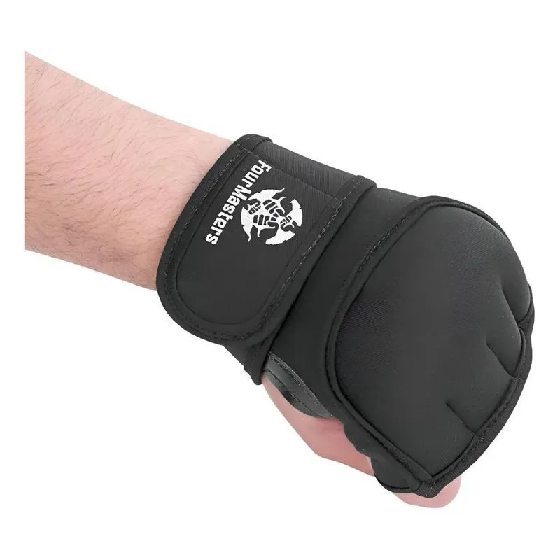 Luva Elástica Bandagem Ultra Rápida Muaythai Boxe Mma Preto