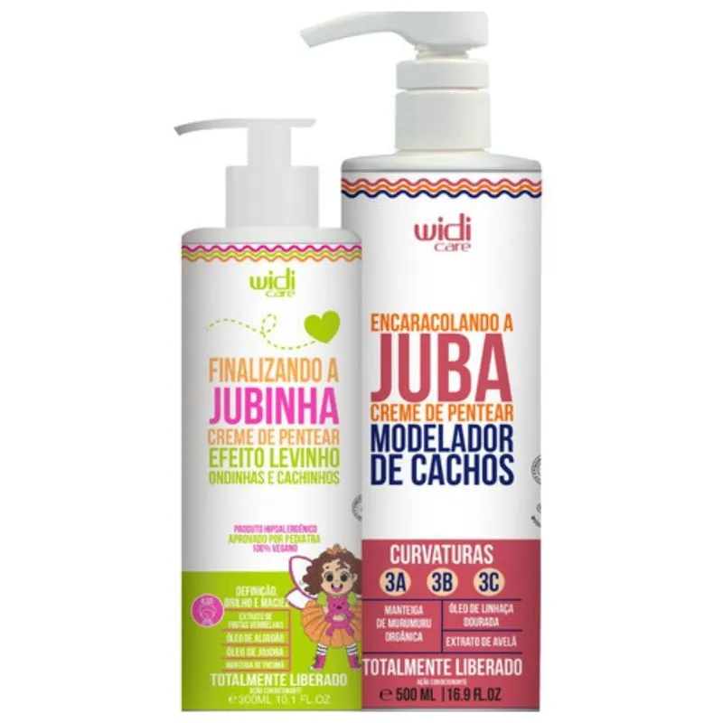 Kit Juba Encaracolando E Creme De Pentear Levinho Widi Care