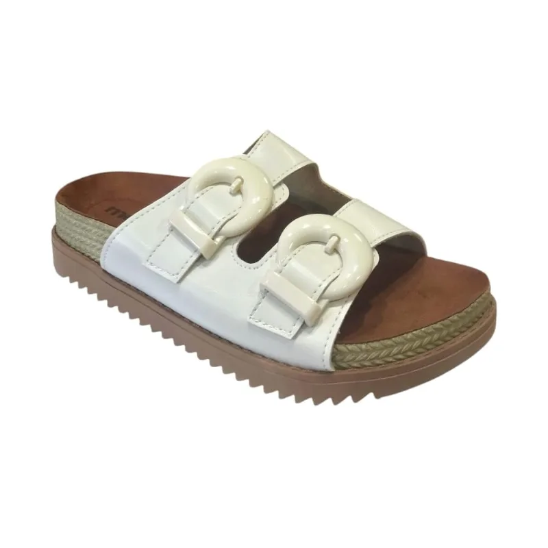 Sandália Fem Moleca Birken Napa Off White/Camel 5500.203 39 / Off White