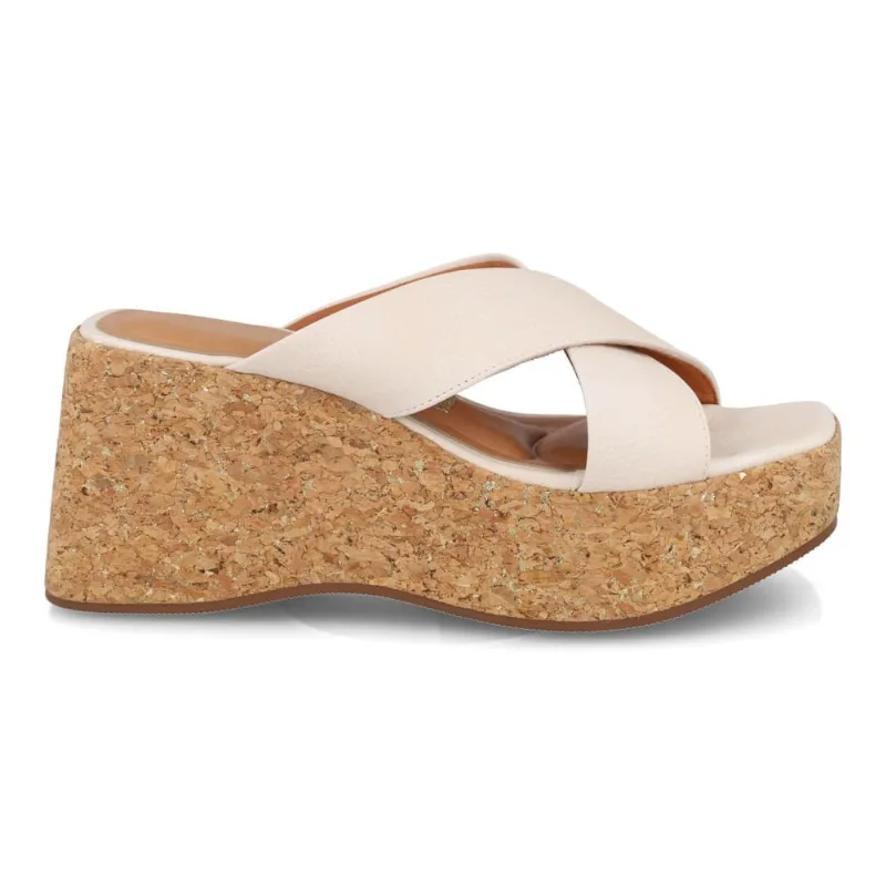 Tamanco Vizzano Anabela Off White Feminino 36