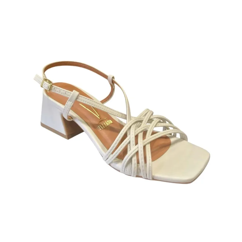 Sandália Feminina Vizzano Pelica Off-White 6558.104 38 / Branco