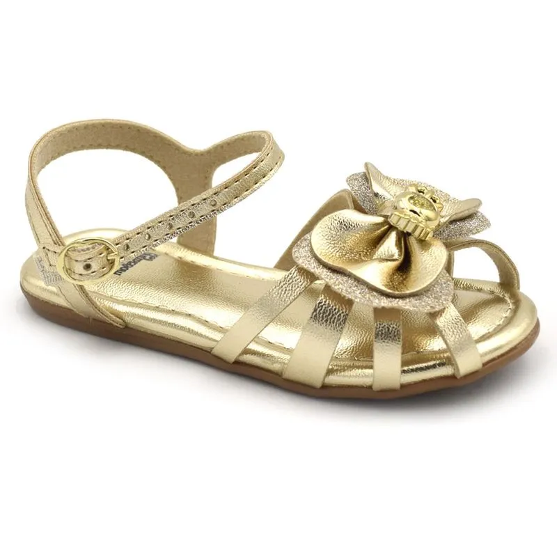 Sandália de Menina Molekinha do 17 ao 25 Dourado 2114.282.30693 23