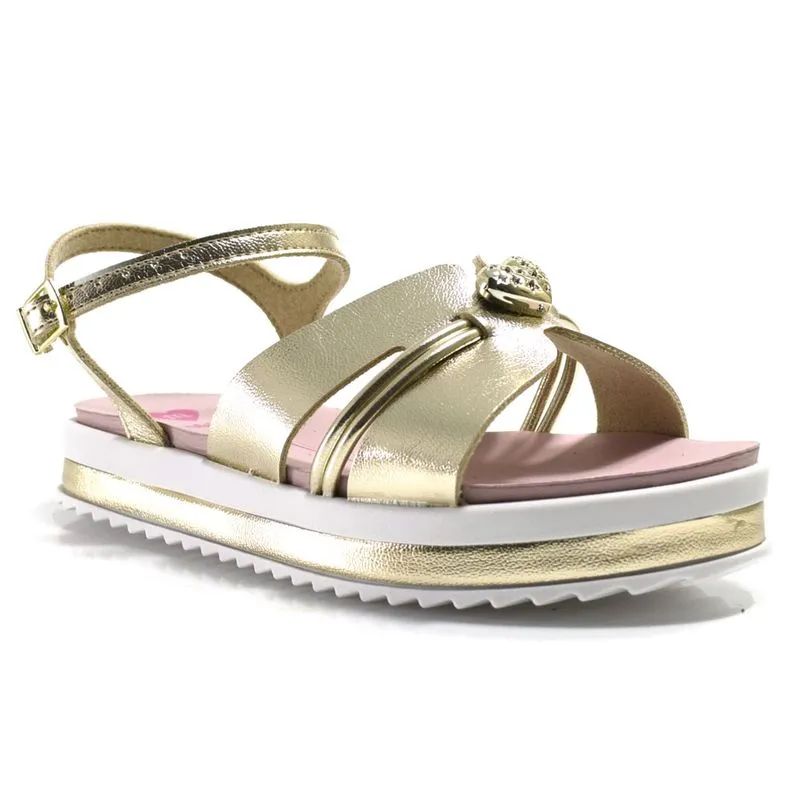 Papete Infantil de Menina Molekinha do 26 ao 34 Dourado 2305.1574.30753 34