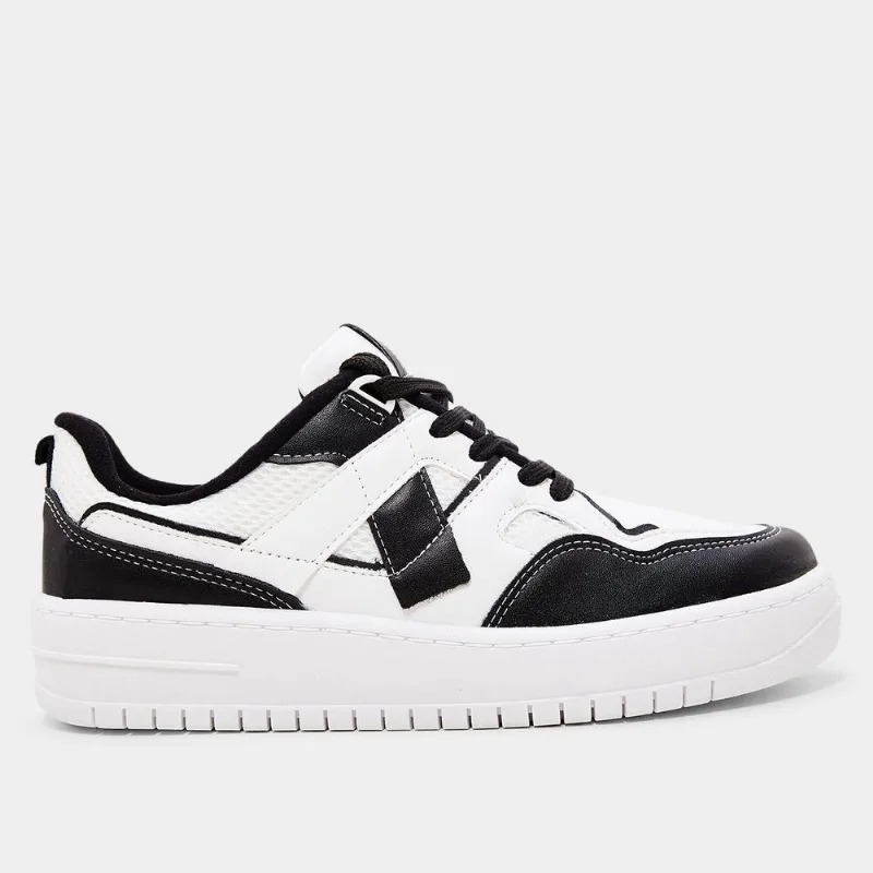 Tênis Vizzano Casual Feminino - Feminino - Branco+Marinho
