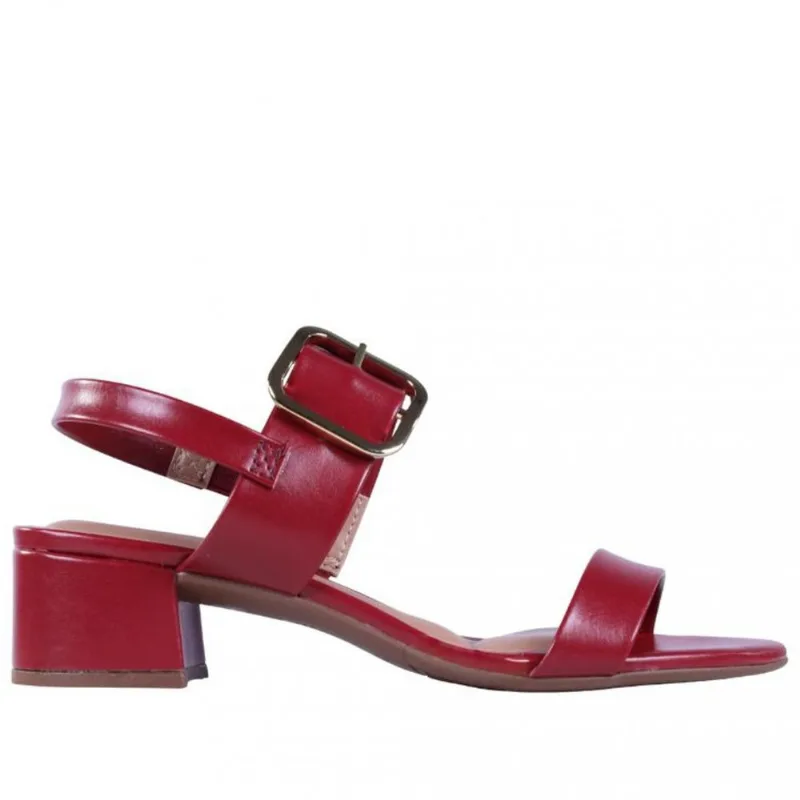 Sandália Beira Rio Feminina Napa Madri 8345,644 36 / Vermelho