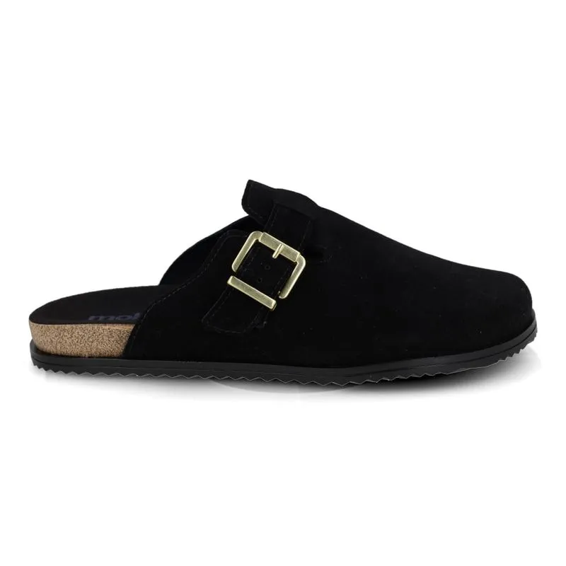 Mule Clog Moleca Camurça Preto Feminino 36