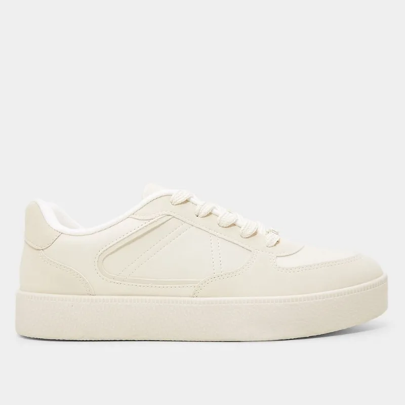 Tênis Vizzano Casual Feminino - Feminino - Off White