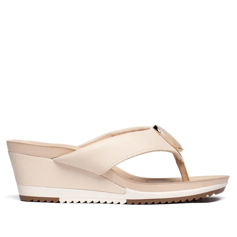 Tamanco Feminino Modare Napa Pedraria Creme - 38
