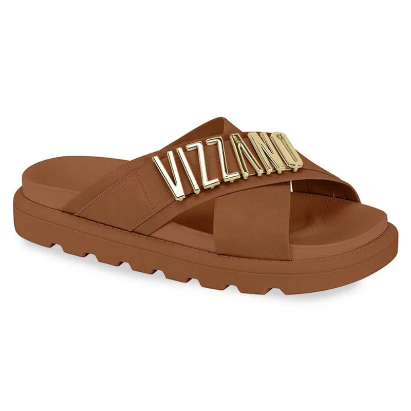 Chinelo Papete Vizzano Marrom Feminino 35