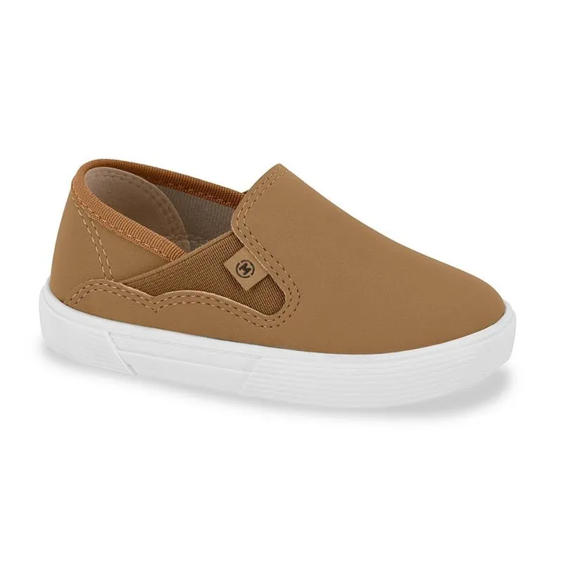 Tênis Molekinho Slip On Infantil Caramelo 24