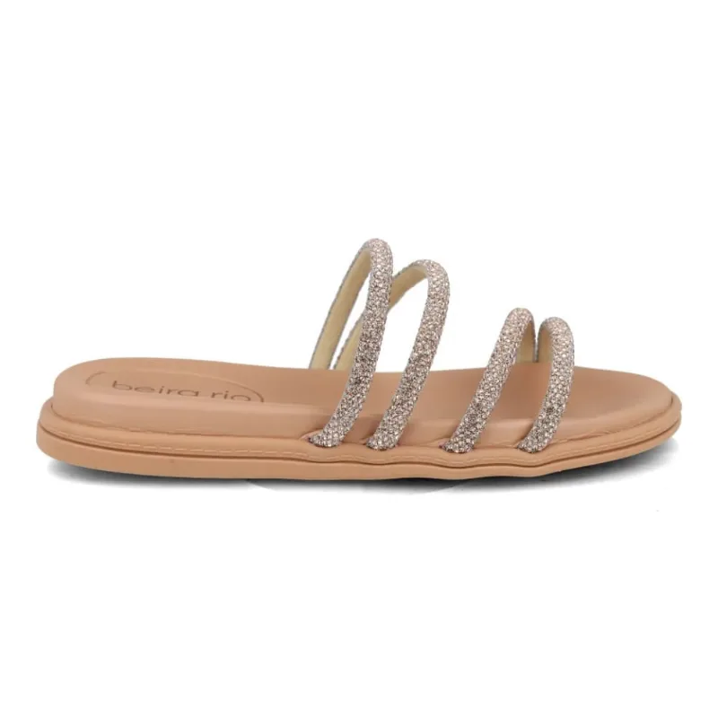 Tamanco Beira Rio Feminino Rosê Sintético Casual 40
