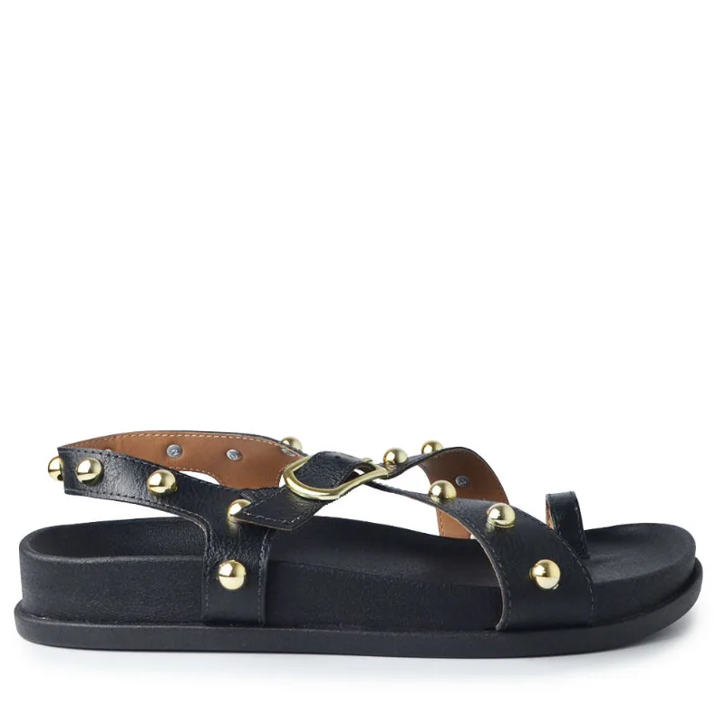 Sandália Papete Vizzano Feminina 6570.100 29711 NP CALF PRETO 39