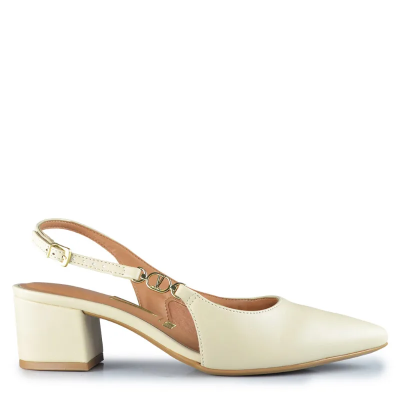 Chanel Vizzano Feminino 1220.385 7286 PELICA CREME 35