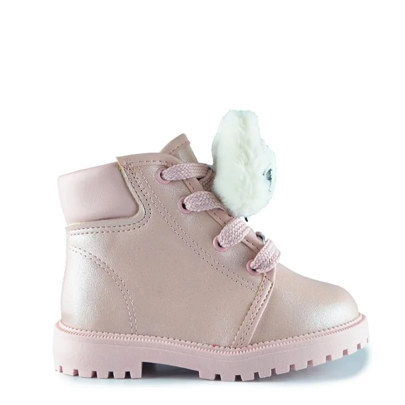 Coturno Infantil Molekinha Feminino 2126.535 31224 NP BRILHO ROSA 20