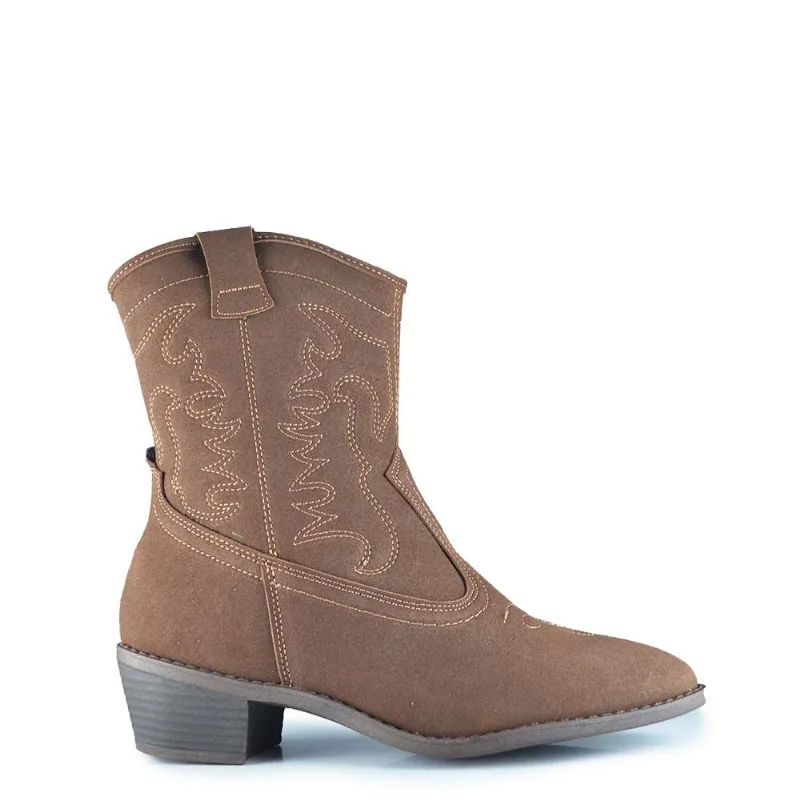 Bota Western Moleca Feminina 5353.201 31136 CAM CACAU 40