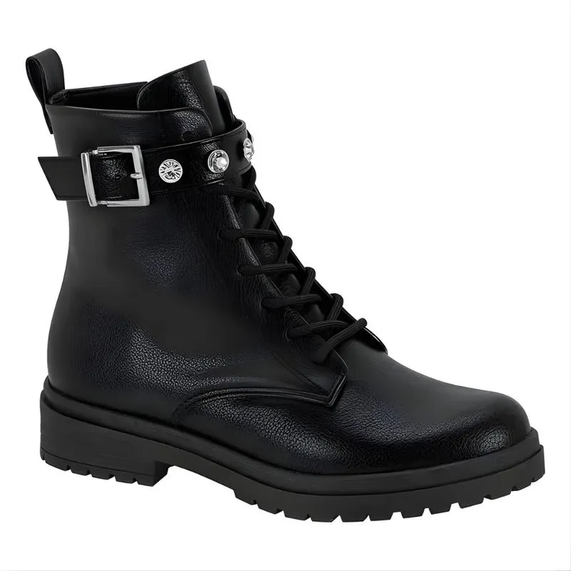 Bota Coturno Feminino Beira Rio Napa Genebra 34 / NP-FLOATHER-ZURIQUE-PRETO