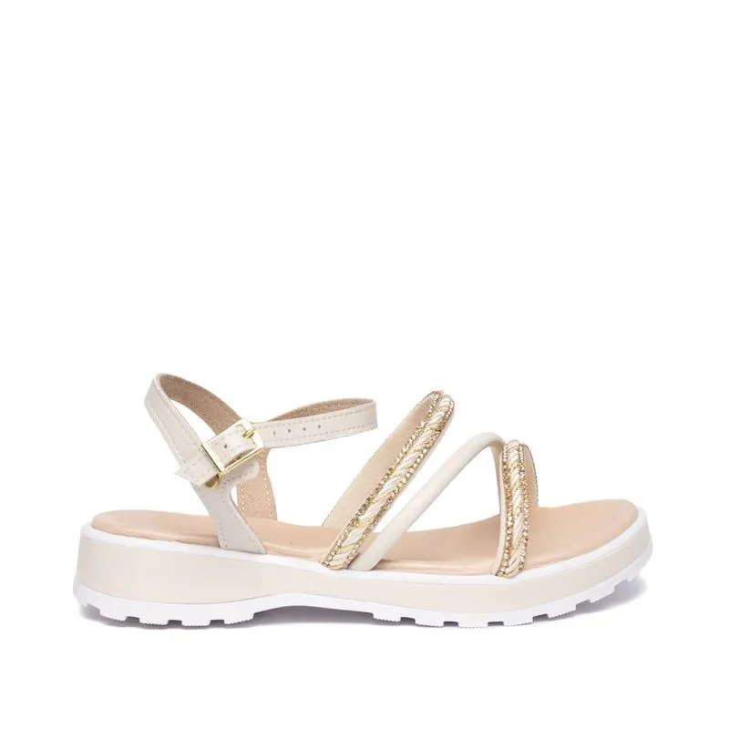 Sandália Infantil Molekinha Flatform Tiras Delicadas - 34