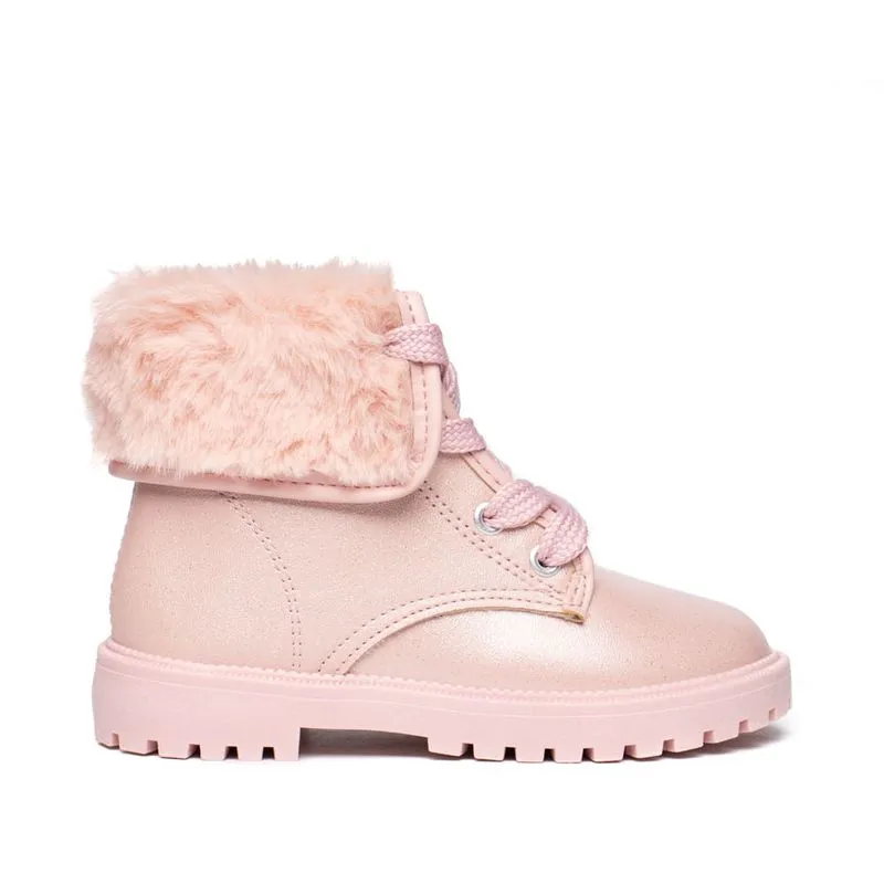 Bota Infantil Molekinha Brilho Fofo Rosa - 23
