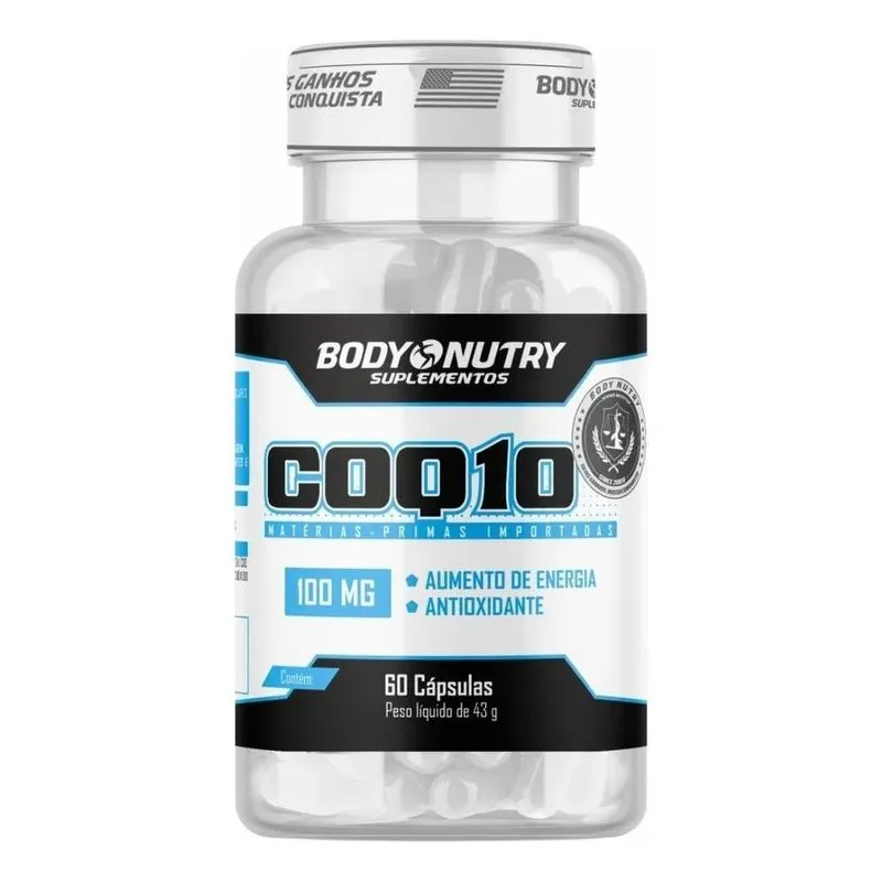 10x Coq10 100mg 60caps Ubiquinona 100% Pura Sabor Sem Sabor