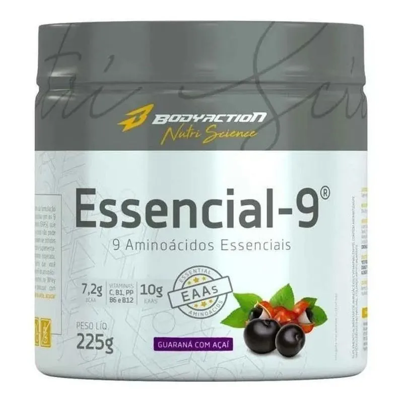 3x Suplemento Em Pó Bodyaction Nutri Science Essencial 9 Ami
