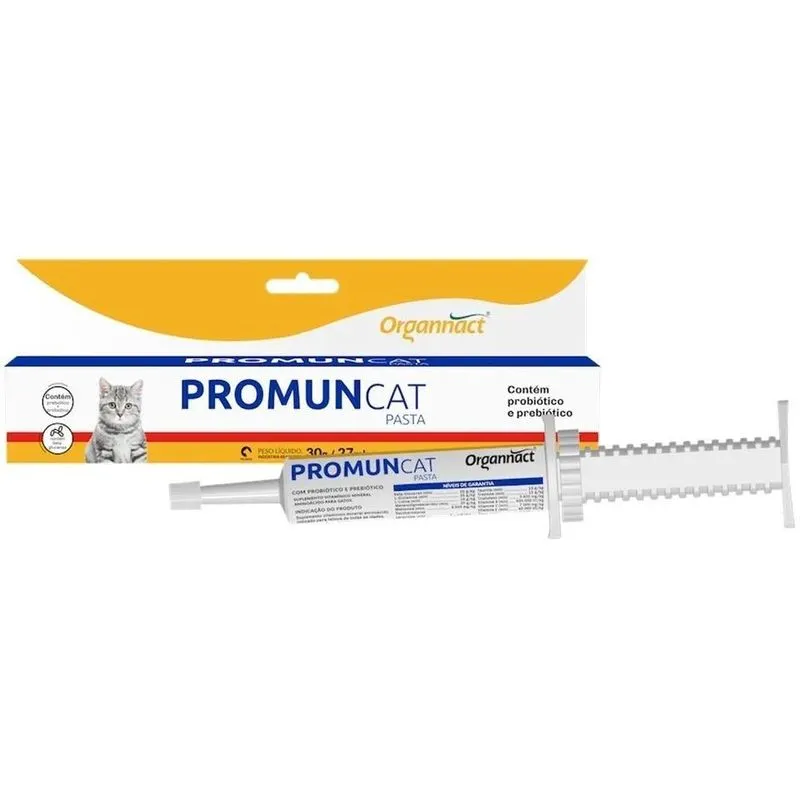 5x Promun Cat Pasta 30g - 27ml Para Gatos