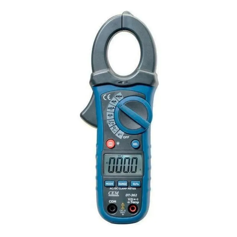 10x Alicate Amperímetro 600v Ac/dc - Cem - Dt-362