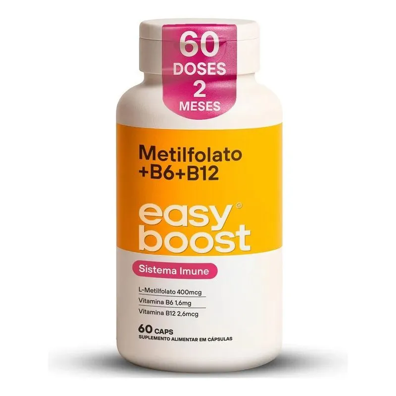 10x L-metilfolato De Cálcio + Vitamina B6 B12 Metilcobalami