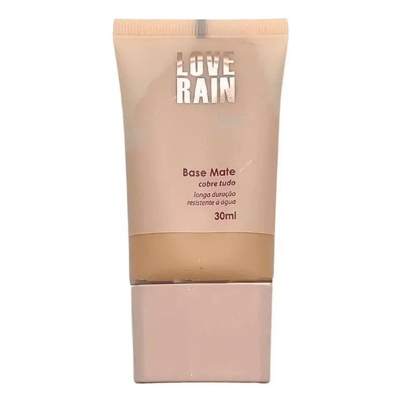 5x Base Líquida Mate Cobre Tudo Longa Duração - Love Rain