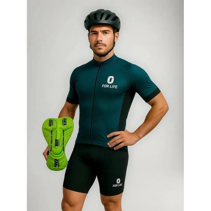 3x Bermuda Ciclismo Uv Bolso Grande Forro Gel D120 Profissio