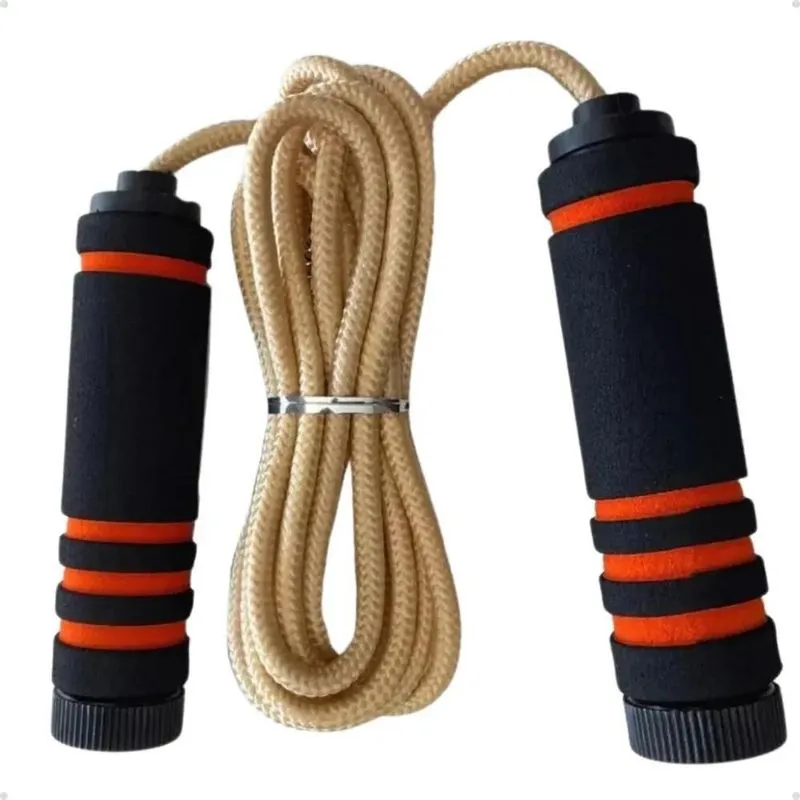 Corda De Pular Cross Profissional Ajustável Speed Ro Laranja