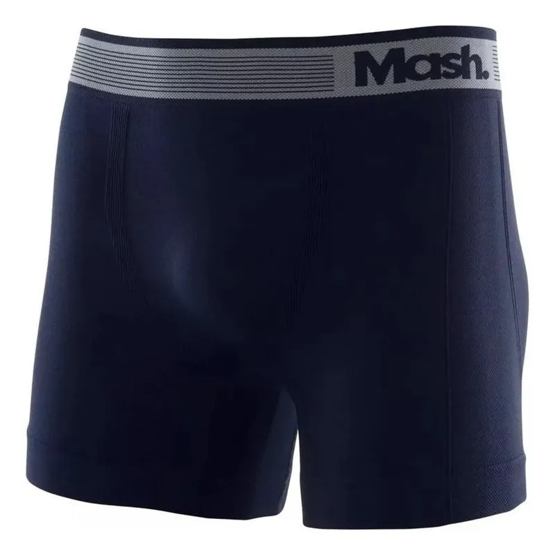 Cueca Boxer Sem Costur Azul-escuro Gg