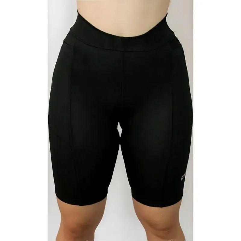 Bermuda Ciclista Feminina Bike Mtb Acolchoada Short Preto Eg