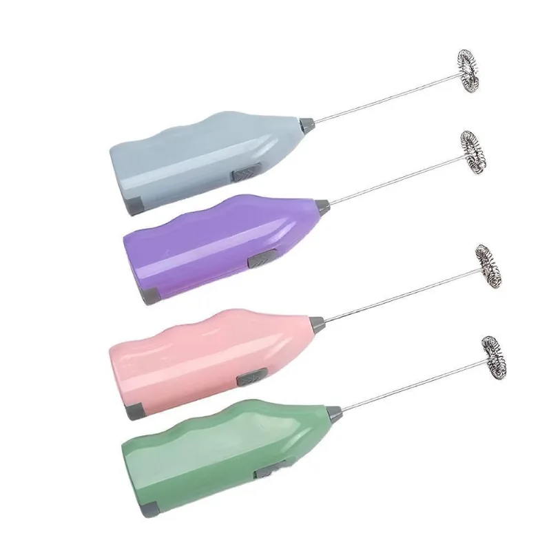 Mini Mixer Batedor Giratório A Pilha Para Bebidas