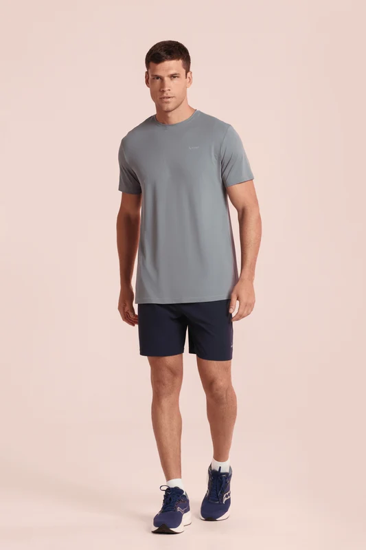 T-shirt Lsport Airdry Masculina Azul Petroléo / P