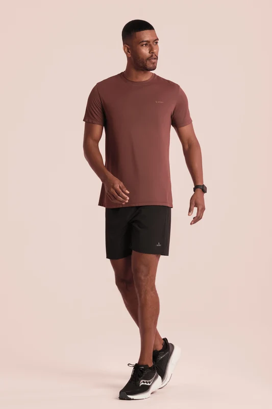 T-shirt Lsport Airdry Masculina Chocolate - 6450 / G