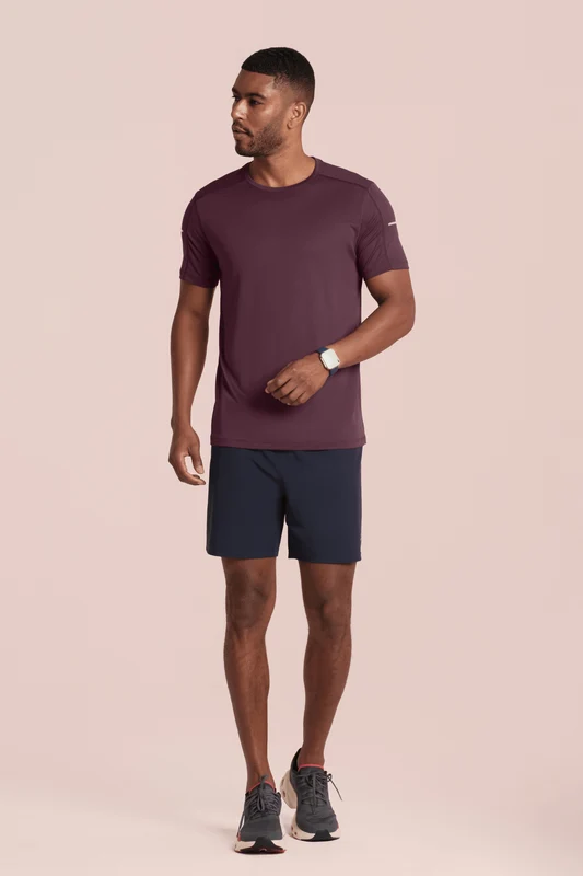 T-shirt Poliamida Básica Run Masculina Açaí / M